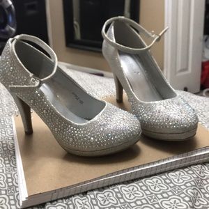 Rhinestone heels